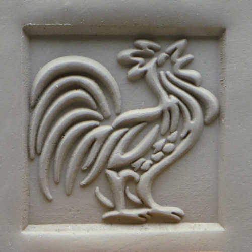 LARGE SQUARE STAMPS - ROOSTER